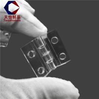 亚克力透明打孔合页螺丝固定折页收纳盒工艺品活页PMMA有机配件