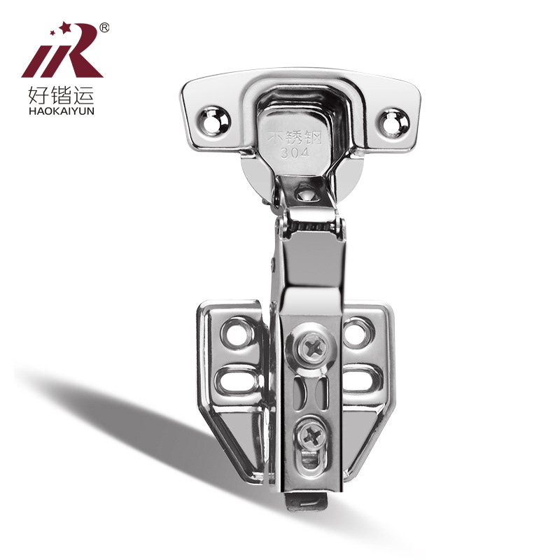 不锈钢铰链液压缓冲衣柜阻尼铰链橱柜门通用静音家具合页铰链