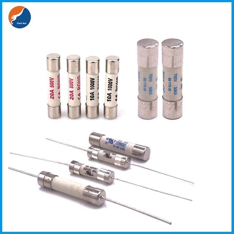 厂家供应 高压保险丝500V 600V 1000V 520 630陶瓷管熔断保险丝