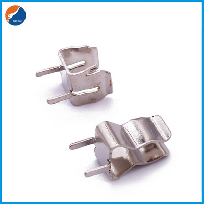 PC板黄铜镀锡镀镍5x20 10x38 6x30保险丝座玻璃陶瓷管保险丝夹子