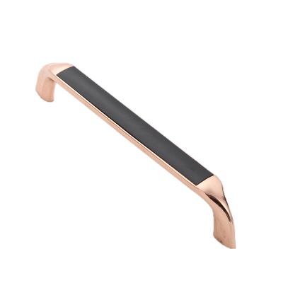 现代简约柜门衣柜家具黑金拉手 欧式奢华鞋柜橱柜抽屉拉丝门把手