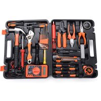 现货供应19件套电工款工具箱 多功能家用五金工具箱组合套装
