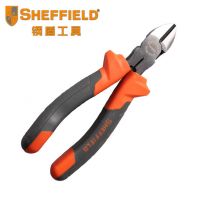 钢盾工具偏心斜嘴钳5寸68寸斜嘴钳省力型铬钒钢正品工业级斜口钳