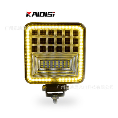 KAIDISI LED工作灯 126W 方形汽车led灯 越野车车顶车头灯跨境