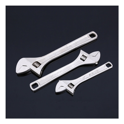 厂家供应邦能黄镍合金活扳手大开口多功能活口扳手五金开口扳手