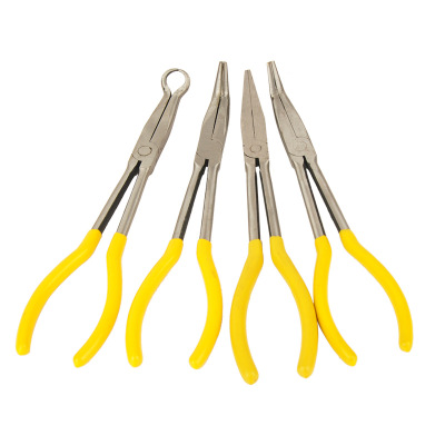 厂长批发11寸加长柄尖嘴钳 275mm尖咀钳弯嘴钳长嘴钳O型弯咀钳子