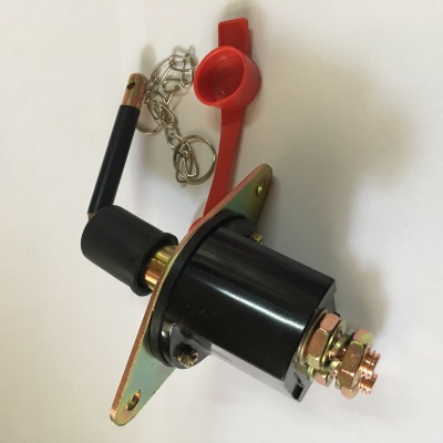 厂家直供大电流重型汽车电源总开关 带链条电瓶断电开关