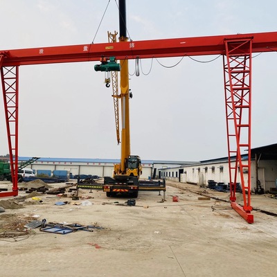 厂价出售单梁龙门吊 上包下花单梁门式起重机 操作简单单梁天车