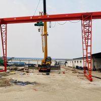 厂价出售单梁龙门吊 上包下花单梁门式起重机 操作简单单梁天车