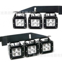 17-18款F150前杠雾灯支架 猛禽皮卡日行灯照明灯支架