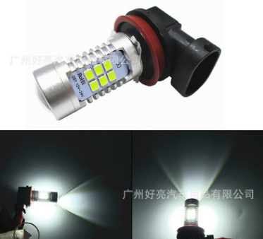 跨境外贸H11 2835 21灯高亮雾灯汽车LED改装车灯防雾灯