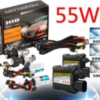 跨境商品 55W HID氙气灯套装 D05 HID车灯 汽车前大灯H1H7H4超亮