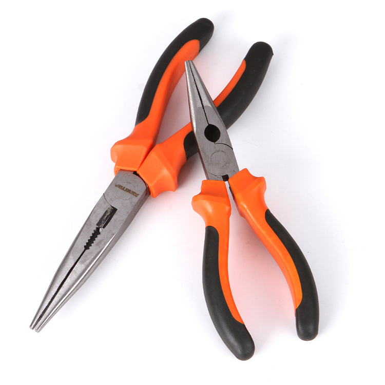 凯鼎手动6寸斜嘴斜镍铁合金8寸钢丝钳多规格老虎钳 尖嘴钳钳子8寸