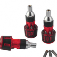 [力邦工具]可订制6合1棘轮螺丝刀厂家直销打折礼品促销带38mm批头