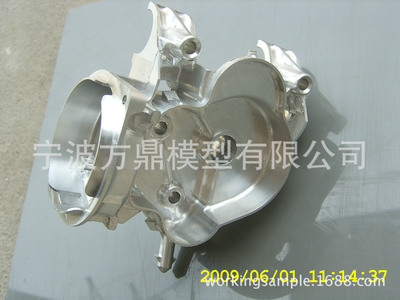 CNC数控加工精密铝合金变速箱手板模型，镁铝合金齿轮箱快速成型