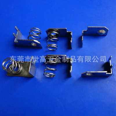 供应12V遥控器电池接触片L形电池片品种多，款式全，欢迎咨询！