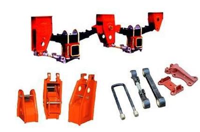 供应美式50轴60轴悬挂车桥 悬架 挂车配件 加工定做挂车配件