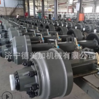 梁山厂家长期供应挂车车桥 美式车桥 德式半挂车车桥 车轴 光轴