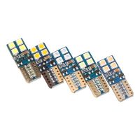 新款解码无余光示宽灯T10-3030-8smd 高亮led室内灯 牌照灯 白色