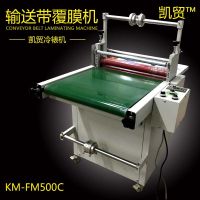 供应 全自动传输送带覆膜机贴合机PVC玻璃不锈钢版平面 保护膜