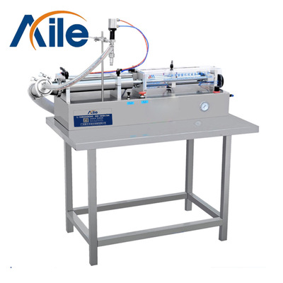 气动半自动化妆品医用灌装机卧式定量洗衣液蜂蜜分装机灌装设备