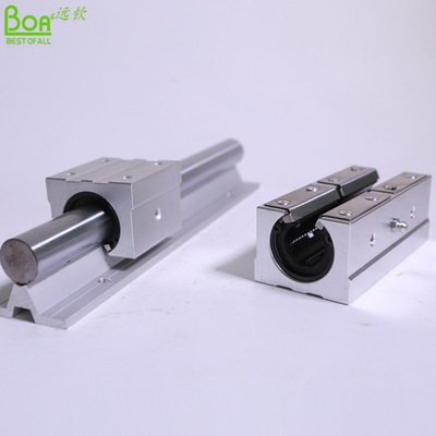 高精度直线轴承导轨 SBR25精密导轨滑块滚柱导轨滑块圆柱直线导轨