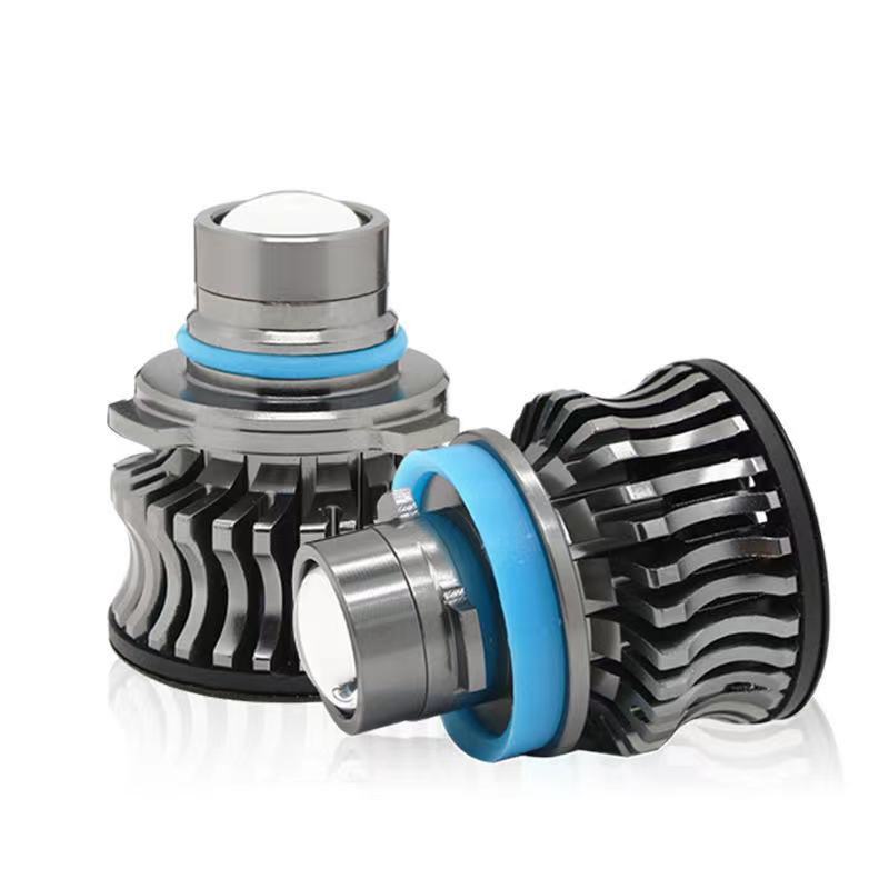 【跨境供应】激光雾灯汽车LED大灯 黄金光射灯激光炮超亮聚光改装