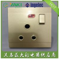 英式英标带灯带开关插座 墙壁插座开关BJ12厨房开关插座15A