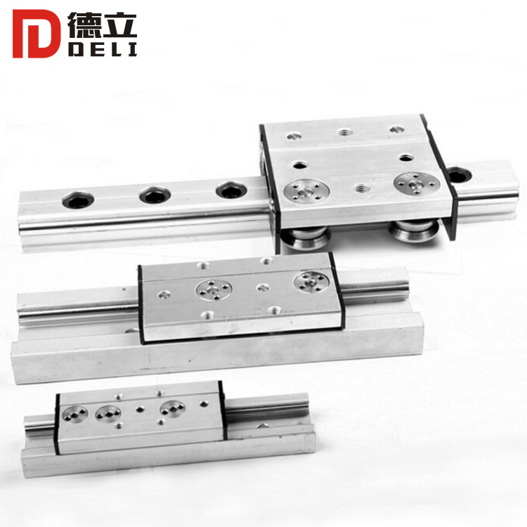 SGR10双轴心直线导轨铝合金导轨直线滑块滚轮滑块滚轮滑轨SGR20