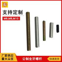 公制全牙m6m8m10牙条全丝杆螺丝 无头全细牙 双头机丝牙 全牙螺杆
