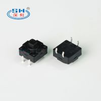 防水轻触开关12x12插件方柄按键开关