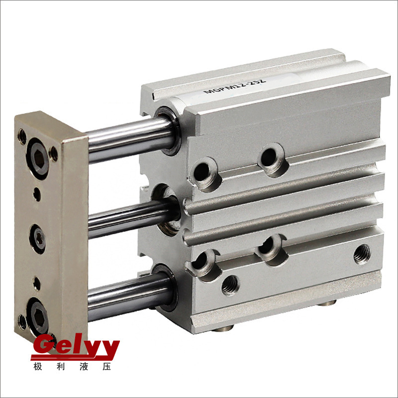 三轴三杆TCM/MGPM25/32/40-50/75/100/200带导杆薄型阻挡气动缸