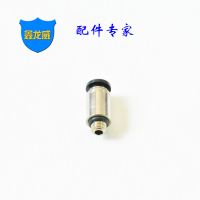 厂家直销气管快速接头PC微型圆型黑色白色标准外螺纹直通快插
