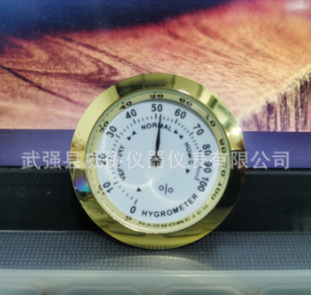 镶嵌式迷你湿度计指针湿度计乐器箱包湿度计雪茄盒茶叶盒用湿度计