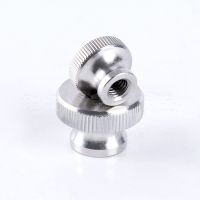 304不锈钢GB806滚花螺母手拧螺母盲孔通孔螺帽M3至M16