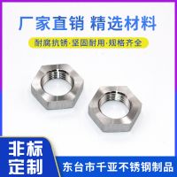 304不锈钢扁螺帽六角薄螺母不锈钢螺母M3/4/5/6/8/10/12/14/16-20