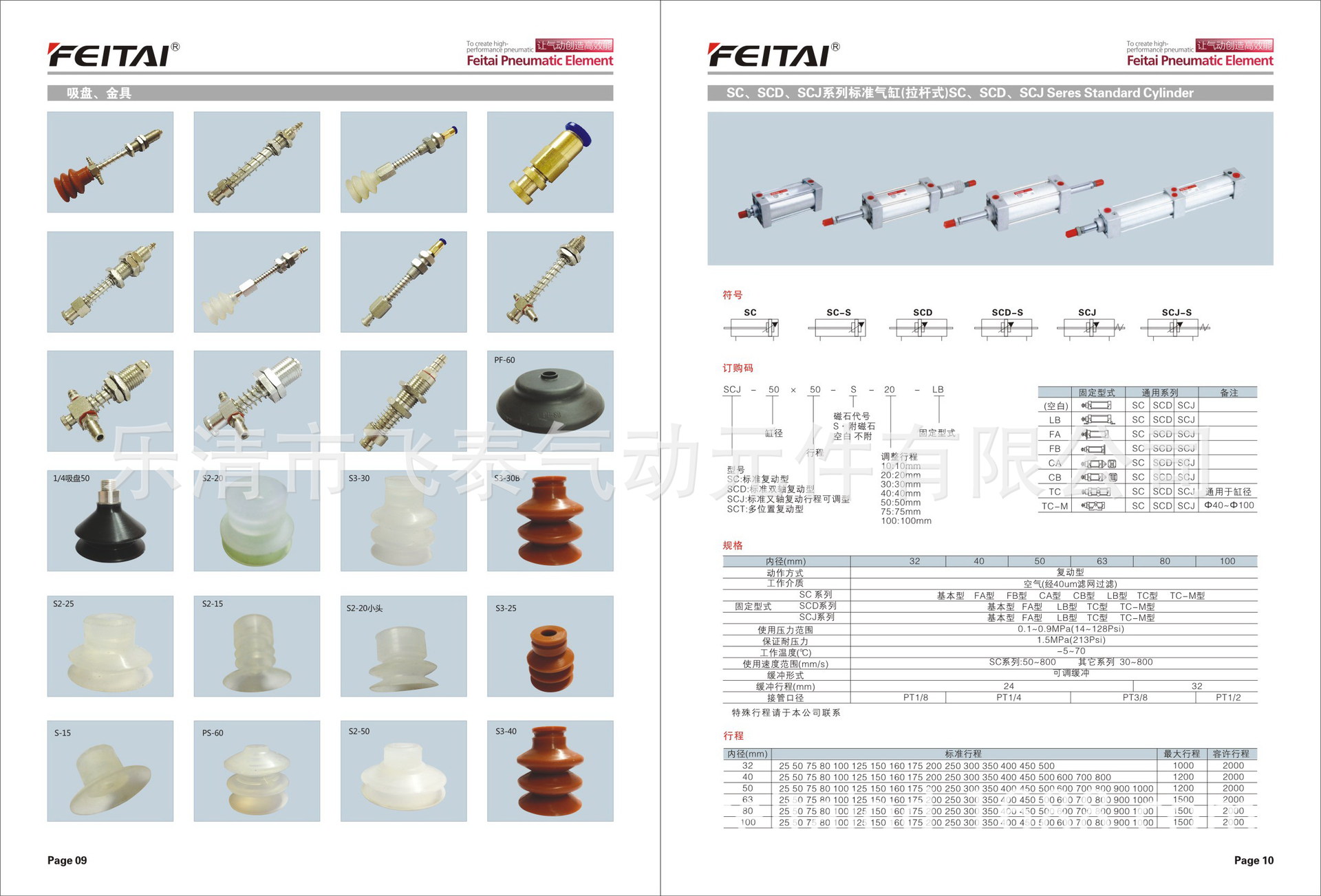 飞泰气动-吸盘，金具，