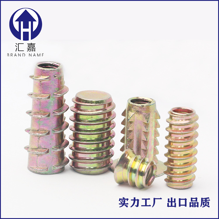 M3M4M5M6M8M10带介无介锌合金铁内外牙沉头直通刺母碟母公制英制