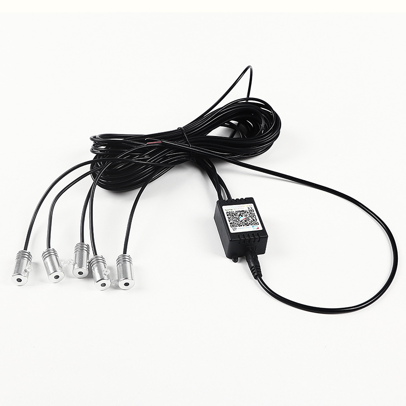 汽车led氛围灯七彩冷光线 手机APP控制 光纤气氛灯室内装饰灯条