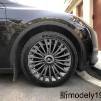 厂家直供适用于特斯拉轮毂盖modely19寸全包边改装轮毂罩