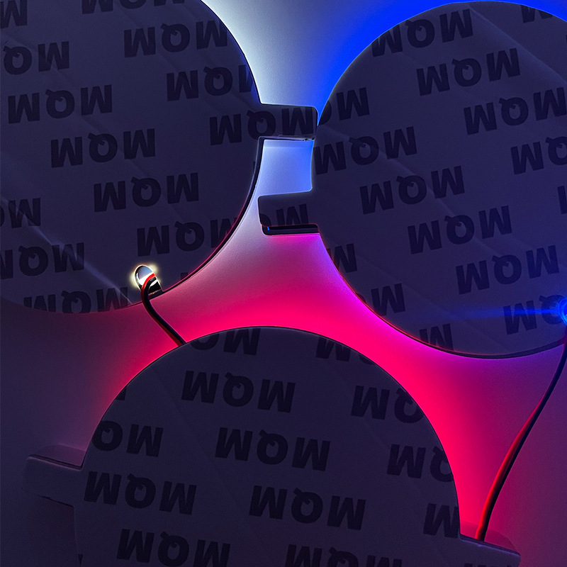 3D车标灯适用于欧宝发光标 安德拉 Opel尾灯LED灯冷光发光车标灯