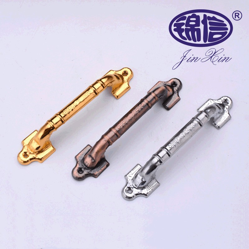 欧式新款式电镀红古拉手银色古铜铁拉手门窗拉手抽屉拉手橱窗拉手