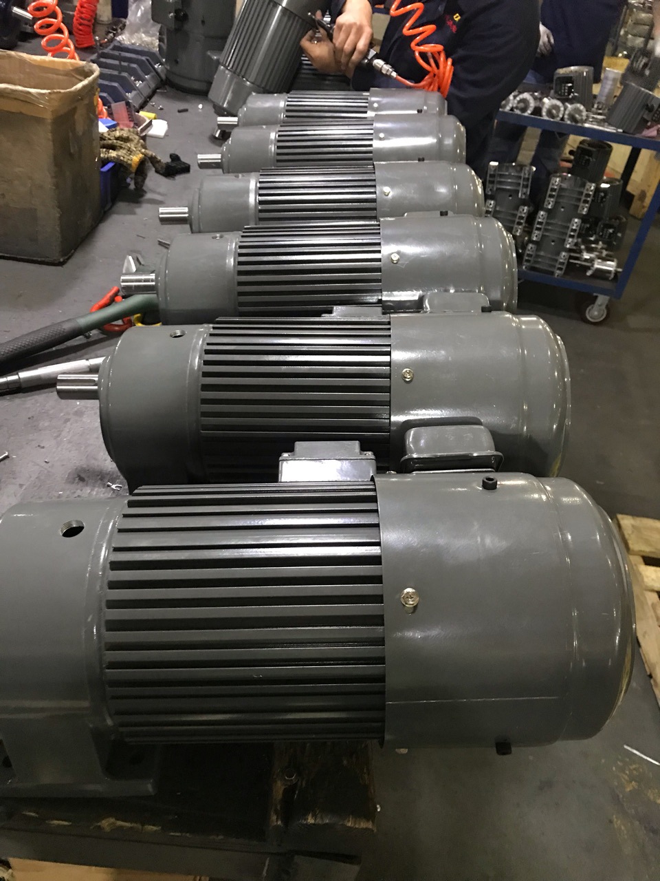 喷容布附机收卷减速机带变频CH-750W-1/25