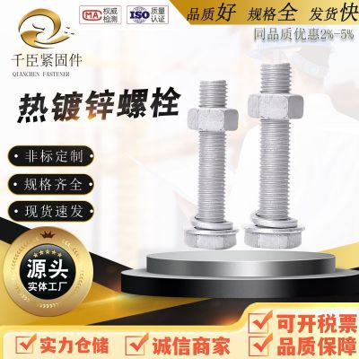 供应 热镀锌螺栓 热浸锌螺丝 光伏螺栓 电力 钻孔螺栓 六角头螺栓