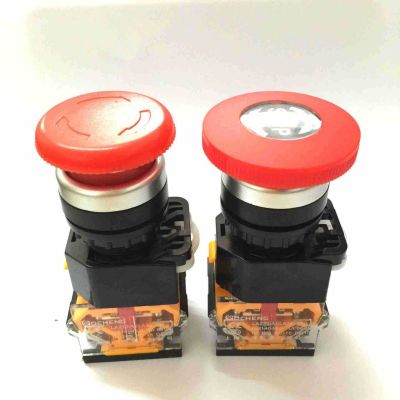 港博LA38-11ZS急停按钮常开常闭22mm红色开关紧急电源故障