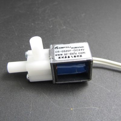DS-0520F微型常闭阀美容仪器排泄气阀DC12V/24V常闭两通阀