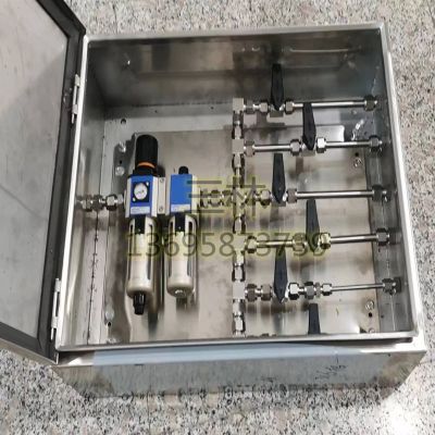 [源头工厂]304不锈钢电磁阀控制箱气控柜搅拌站气控箱4V210-08阀