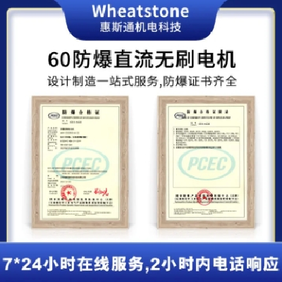 微型防爆直流无刷电机 轴流风扇防爆无刷马达 惠斯通电机源头厂商