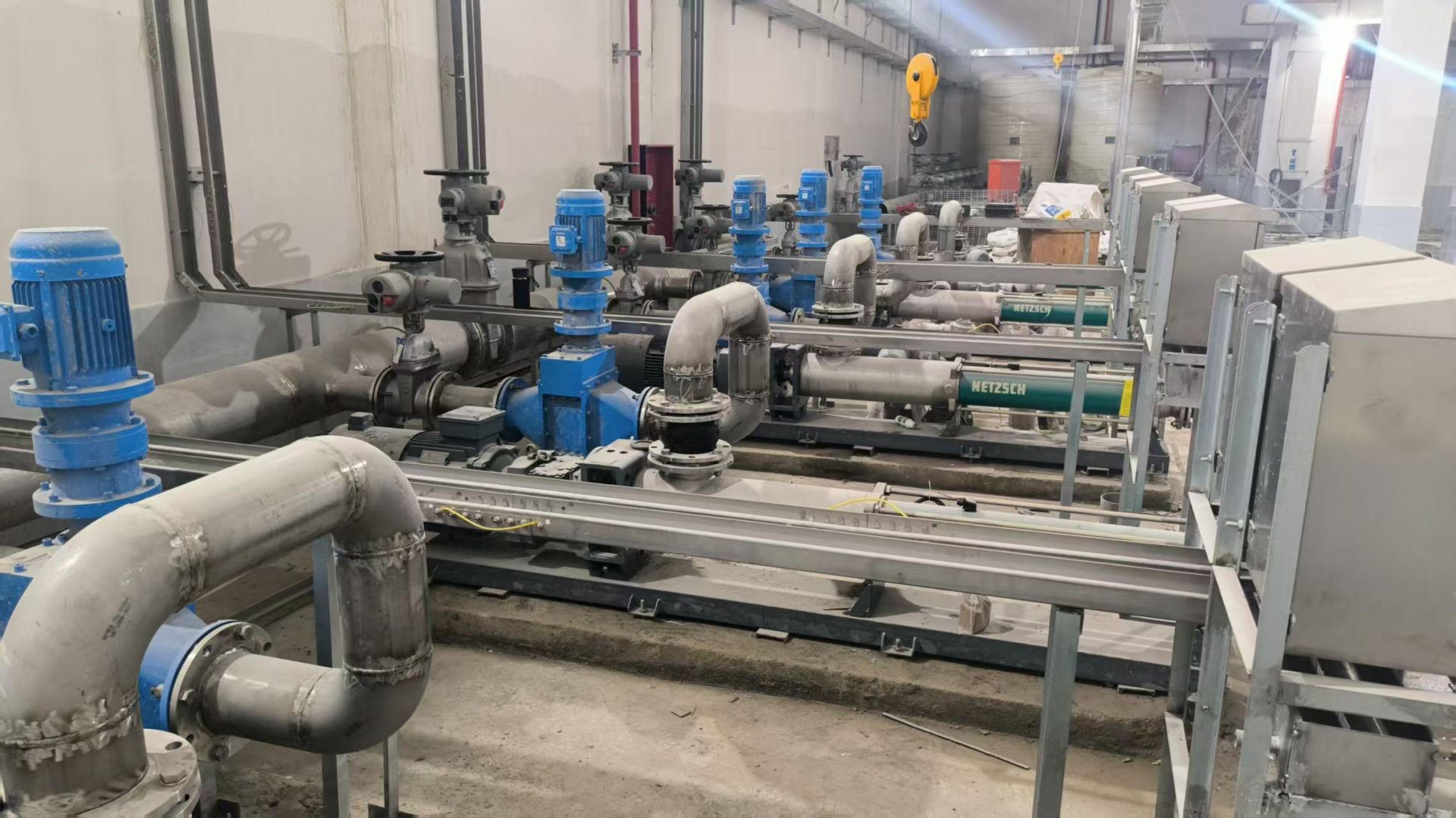 污泥切割机东莞安装现场