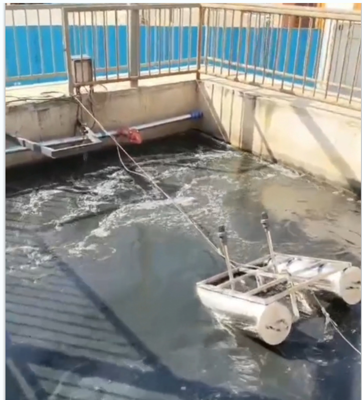 推流曝气机北京现场工作图片08